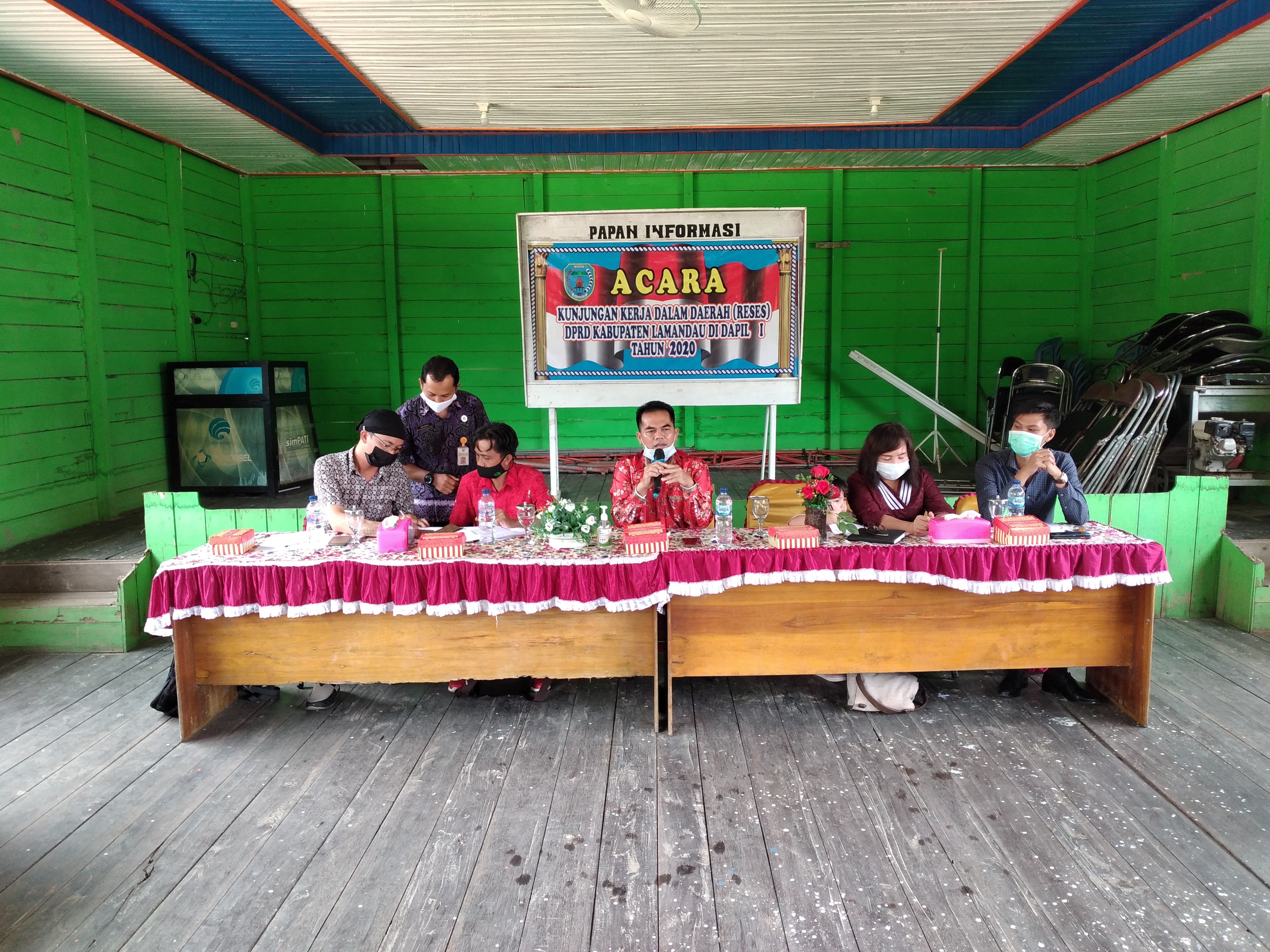 RESES ANGGOTA DPRD KABUPATEN LAMANDAU TAHUN 2020 MASA SIDANG I TAHUN 2020/2021 DI DESA BATU KOTAM